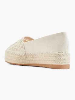 Beige Platform Espadrille