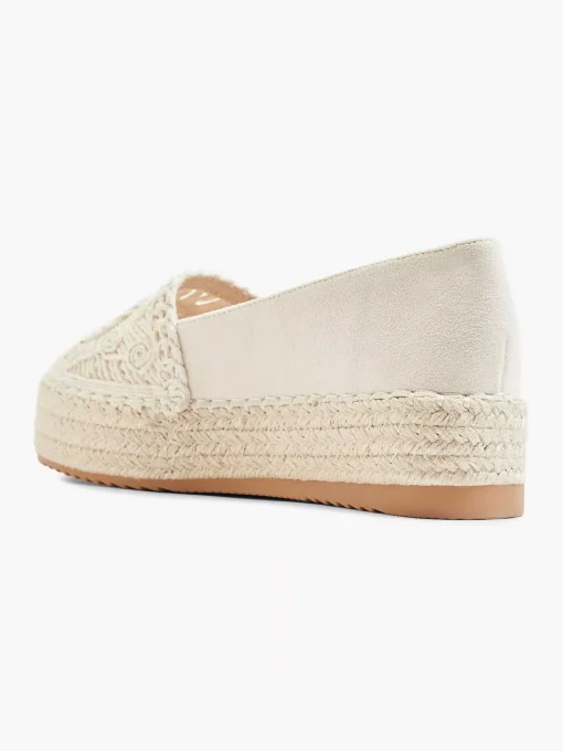 Beige Platform Espadrille