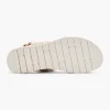 Beige Platform Sandaal