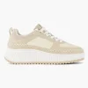 Beige Platform Sneaker