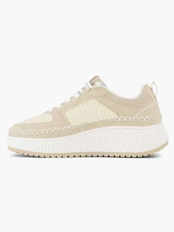 Beige Platform Sneaker