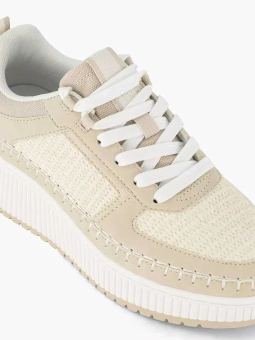Beige Platform Sneaker