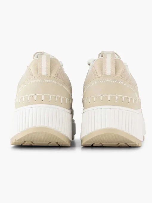 Beige Platform Sneaker