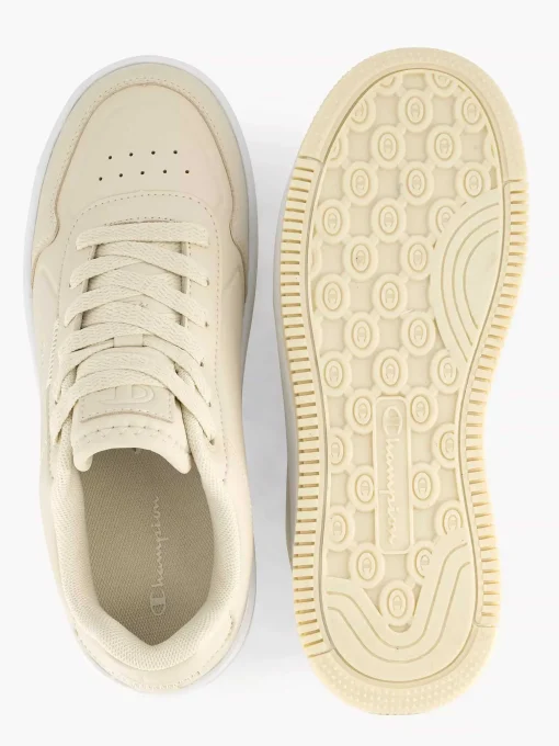 Beige Rebound Platform Low
