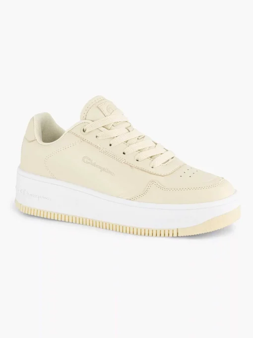 Beige Rebound Platform Low