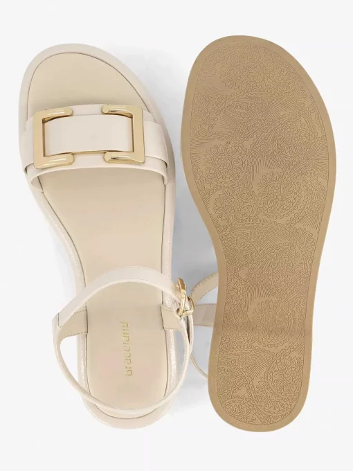 Beige Sandaal Siergesp