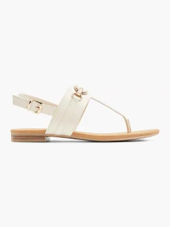 Beige Sandaal Sierketting