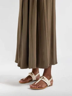 Beige Sandaal Sierketting