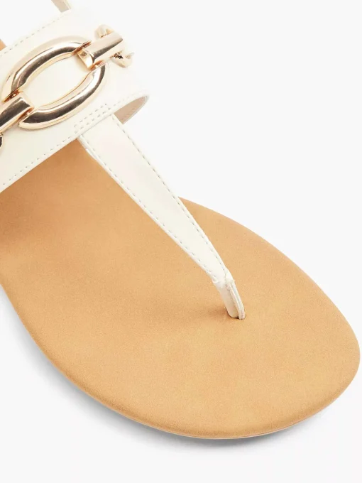 Beige Sandaal Sierketting
