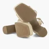 Beige Sandalette