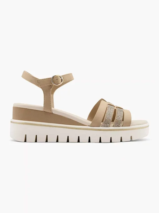 Beige Sandalette