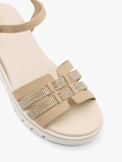 Beige Sandalette