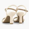Beige Sandalette Gevochten