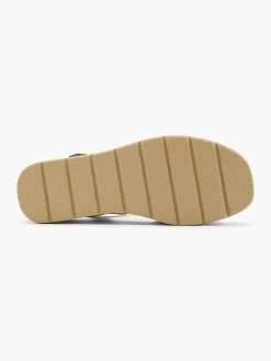 Beige Sandalette Sleehak