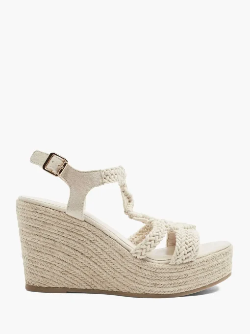 Beige Sandalette Sleehak