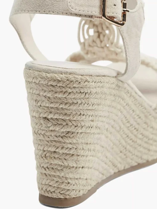 Beige Sandalette Sleehak
