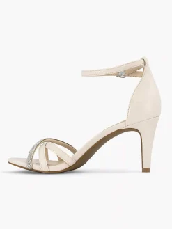 Beige Sandalette Steentjes