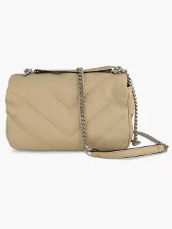 Beige Schoudertas