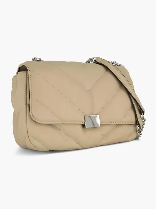 Beige Schoudertas