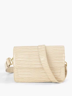 Beige Schoudertas
