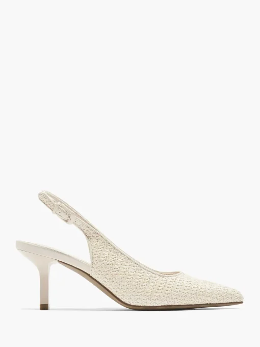 Beige Slingback Pump