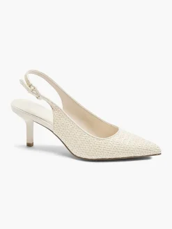 Beige Slingback Pump