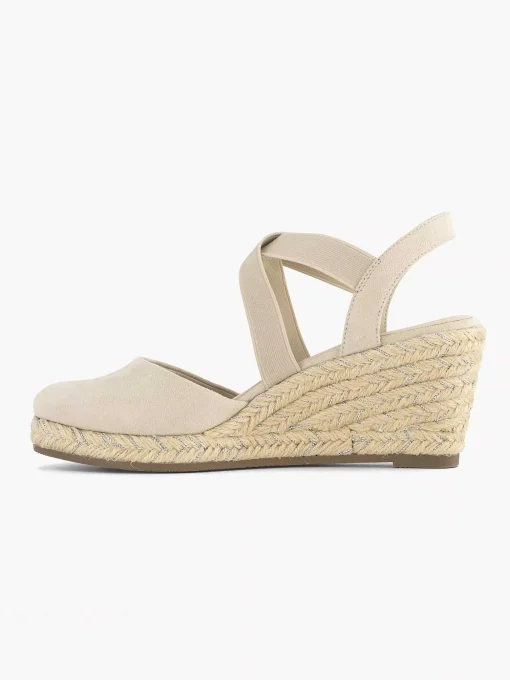 Beige Slingback Sleehak