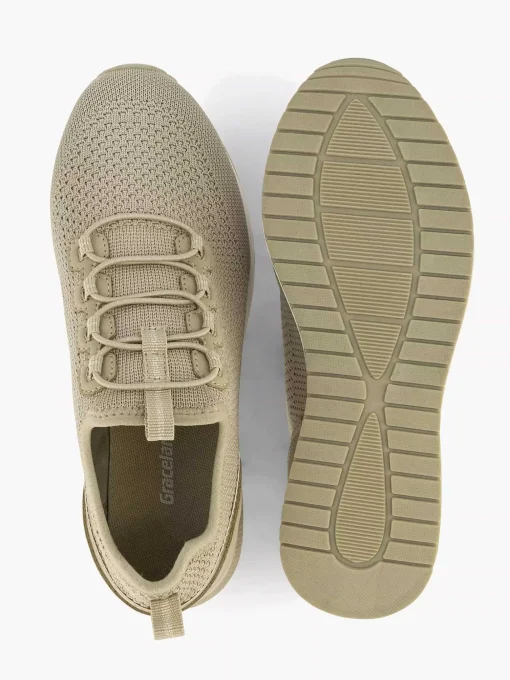 Beige Sneaker Instapper