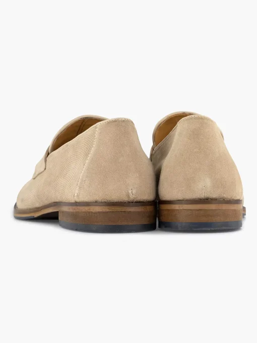 Beige Suede Instapper