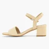 Beige Suede Sandalette