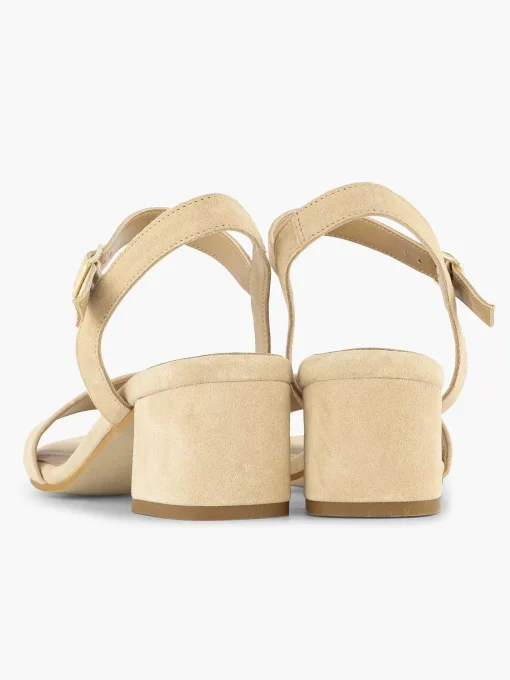 Beige Suede Sandalette