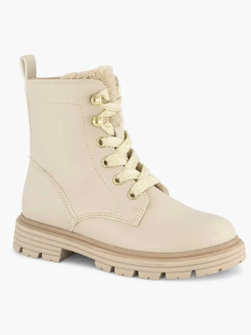 Beige Veterboot