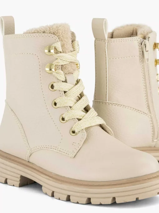 Beige Veterboot
