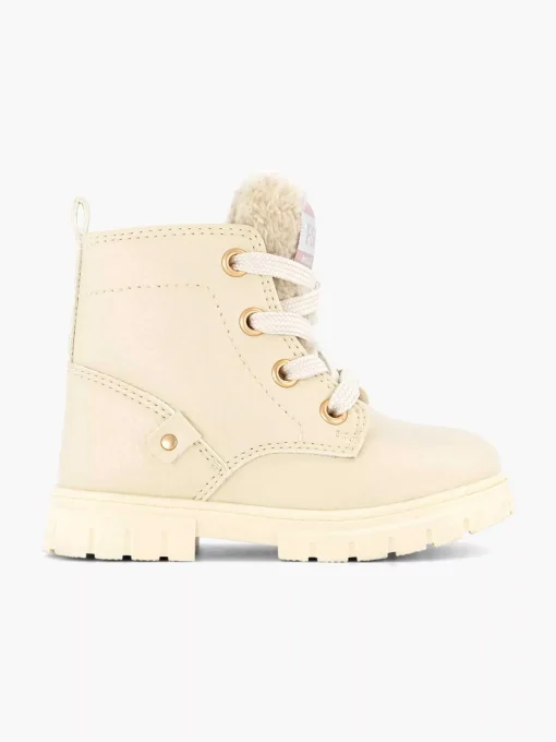 Beige Veterboot Teddy