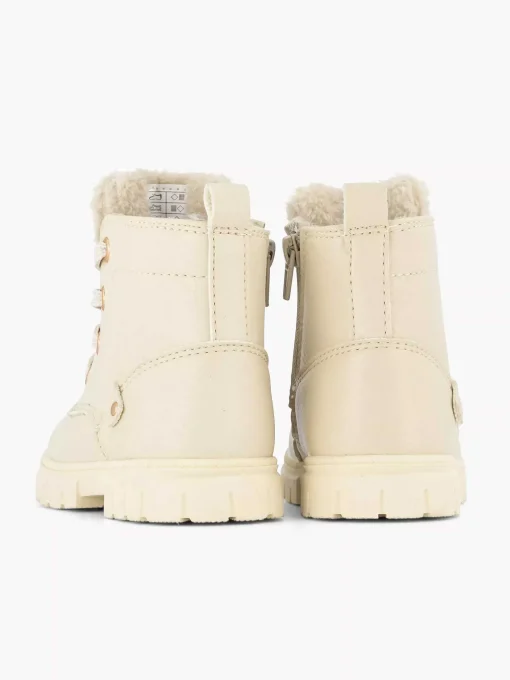Beige Veterboot Teddy