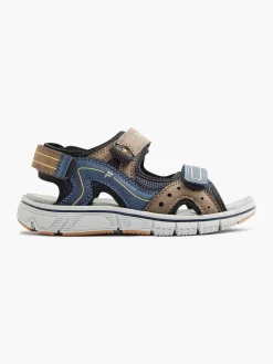Blauw/ Bruine Sandaal
