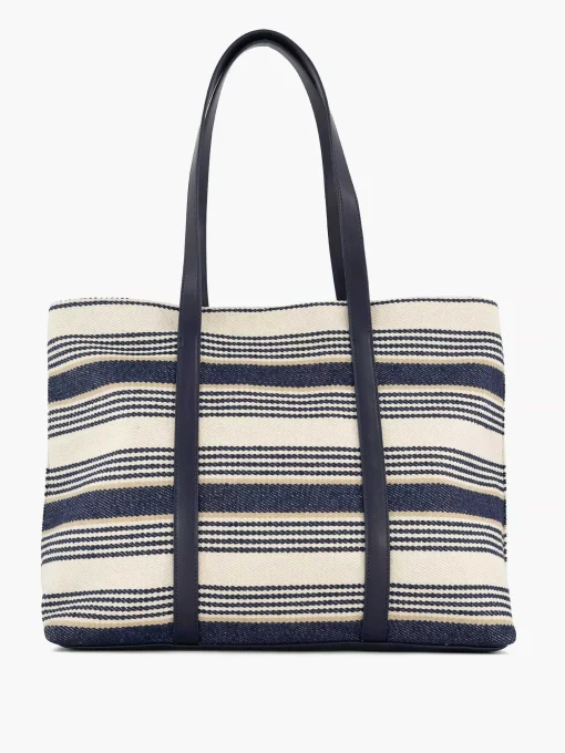 Blauw/ Witte Strandtas