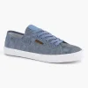 Blauwe Canvas Sneaker