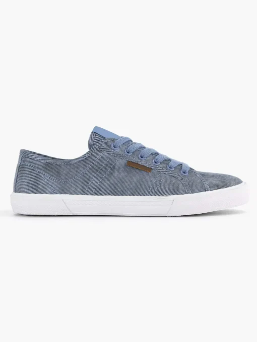 Blauwe Canvas Sneaker