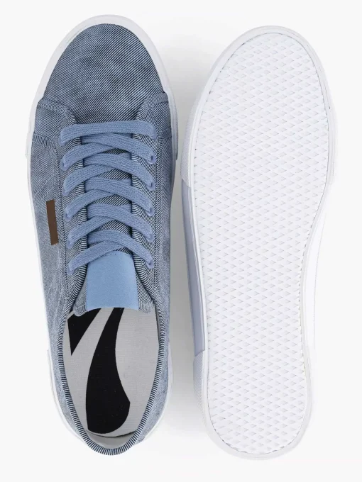 Blauwe Canvas Sneaker