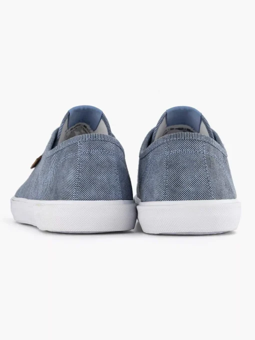 Blauwe Canvas Sneaker