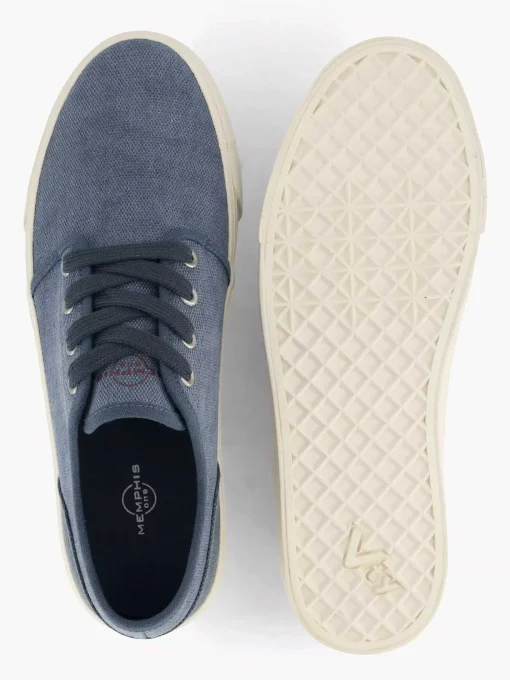 Blauwe Canvas Sneaker