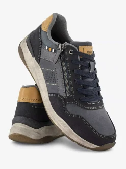 Blauwe Comfort Veterschoen