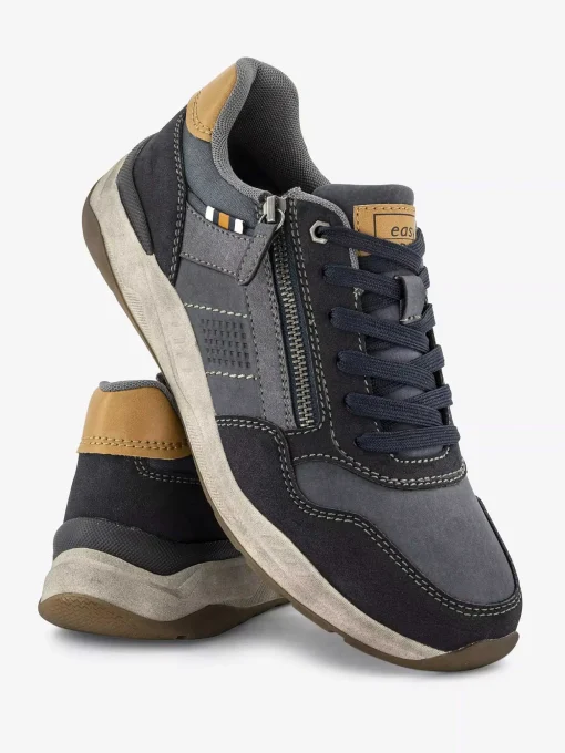 Blauwe Comfort Veterschoen