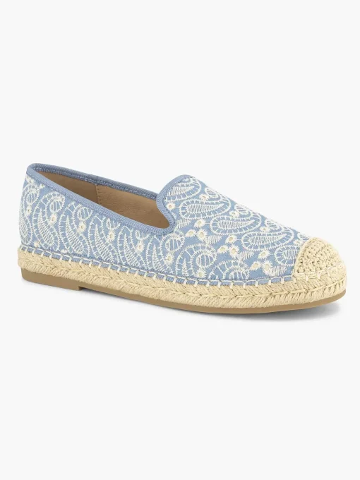 Blauwe Espadrille