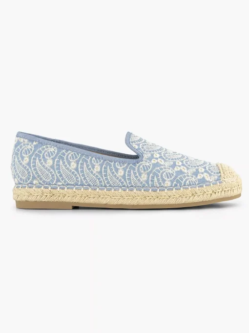 Blauwe Espadrille