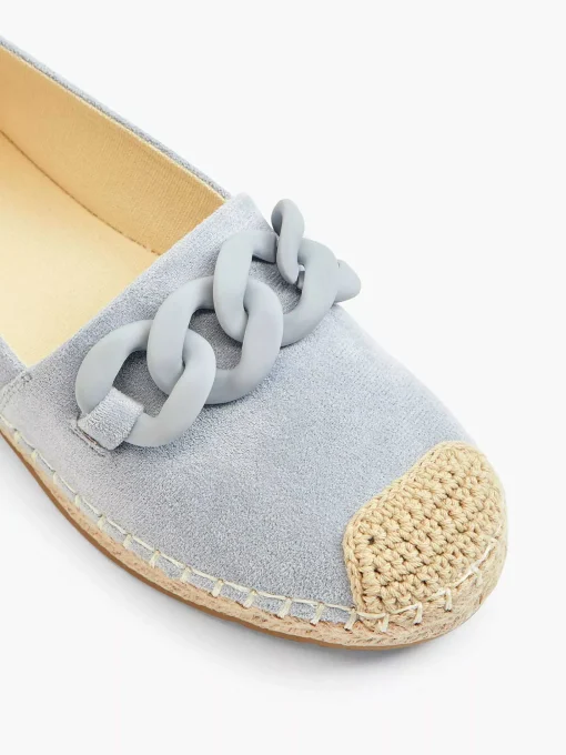 Blauwe Espadrille Sierketting