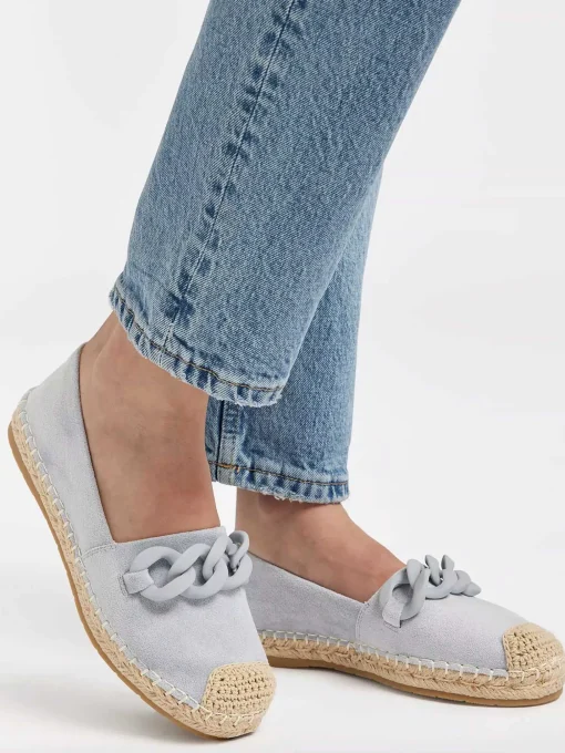 Blauwe Espadrille Sierketting