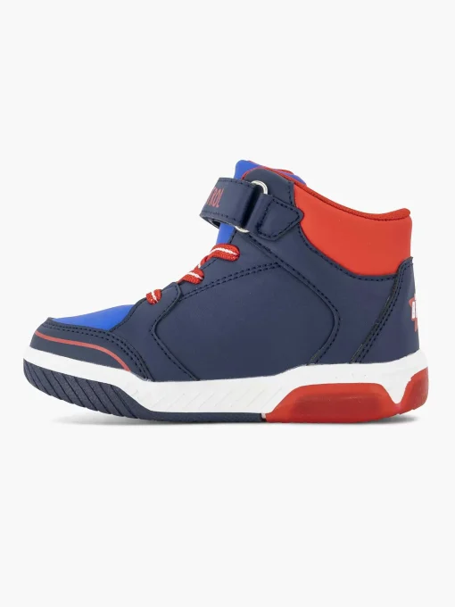 Blauwe Hoge Sneaker Lichtjes