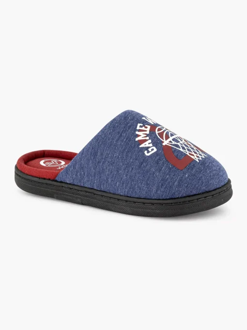 Blauwe Instap Pantoffel